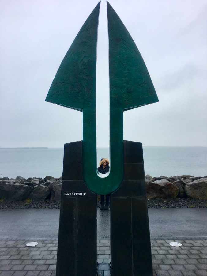 Reykjavik sea partnership sculpture