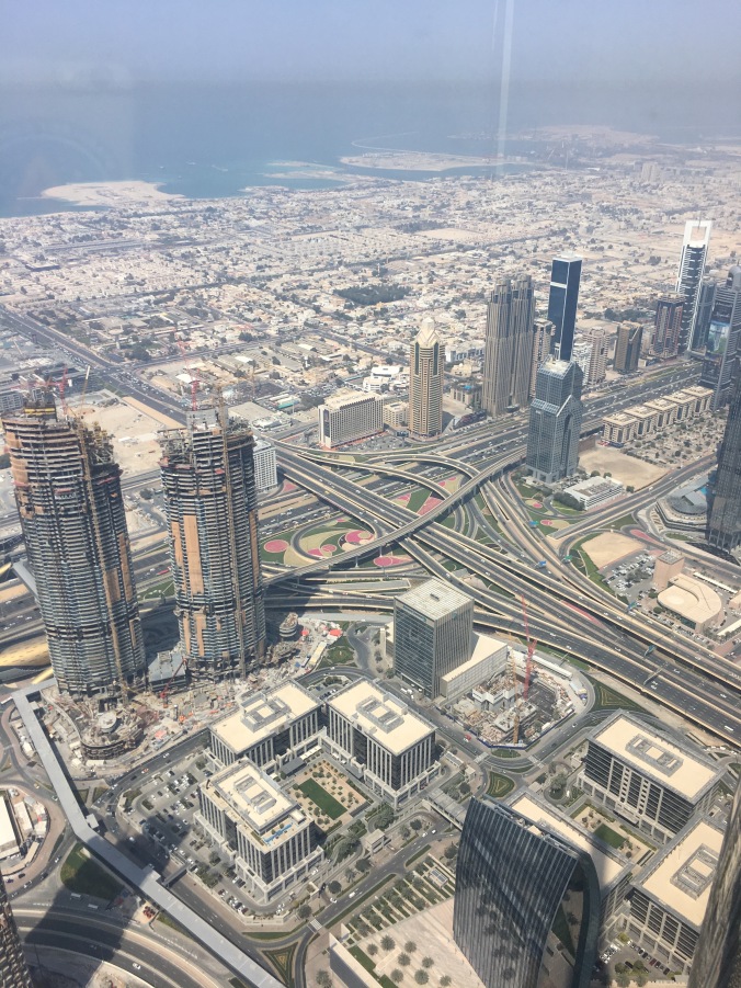view from the top of the burj khalifa