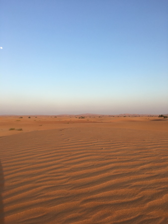 dune bashing dubai desert sunset